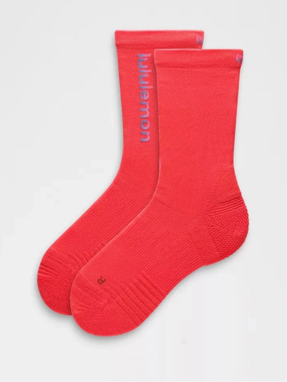 NWT Lululemon Unisex Power Stride Cushion Crew Socks Wordmark Star Burst Tone